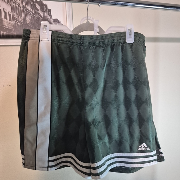adidas Other - Adidas Green Diamond Pattern Shorts